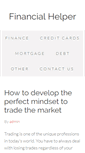 Mobile Screenshot of financialhelper.co.uk