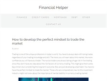 Tablet Screenshot of financialhelper.co.uk